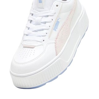 Foto 4 | Tenis Puma Karmen Rebelle Corduroy Juveniles Blancos para Mujer