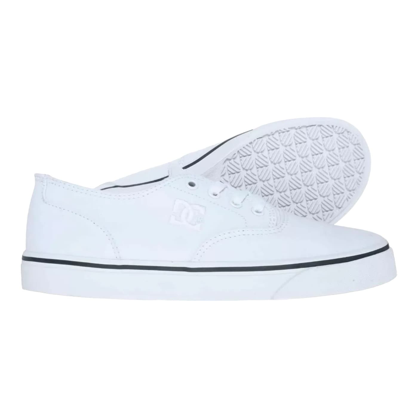 Dc shops tenis blancos