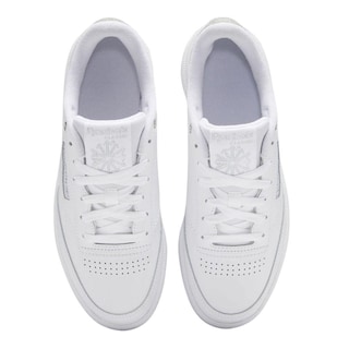 Foto 3 | Tenis Reebok Club C 85 White Silver Metallic Blancos para Mujer