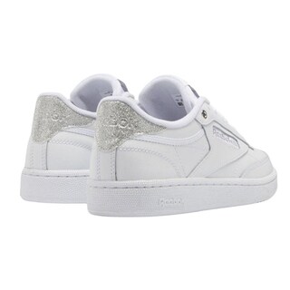 Foto 4 | Tenis Reebok Club C 85 White Silver Metallic Blancos para Mujer