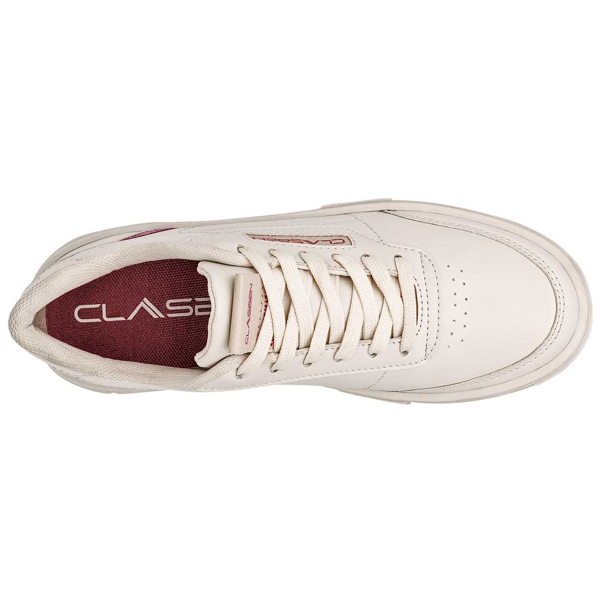 Foto 3 pulgar | Tenis Clasben Beige para Mujer