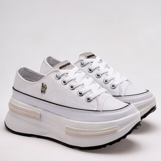 Foto 2 | Tenis Urbano American Polo Blanco Cod. 122112 para Mujer