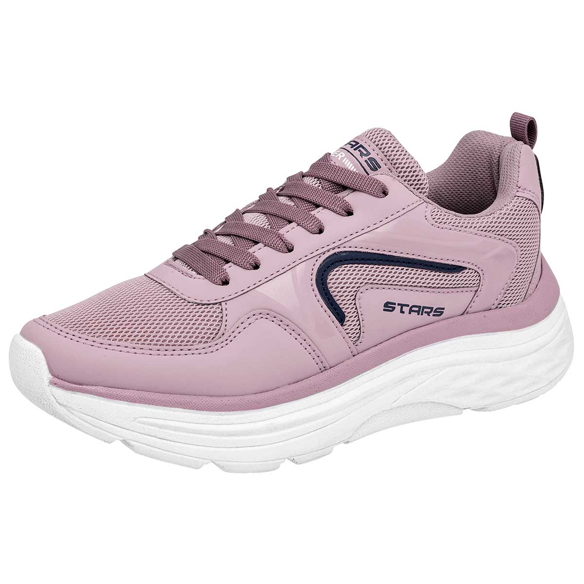 Foto 2 pulgar | Tenis Urbano Stars Of The World Rosas 117292 para Mujer