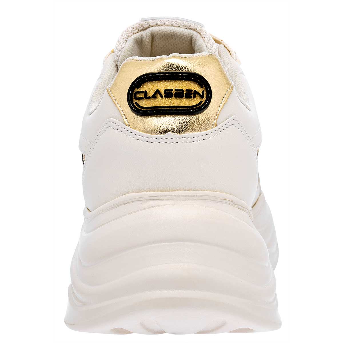 Foto 4 pulgar | Tenis Chunky  Clasben 112533 Beige para Mujer