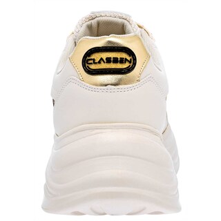 Foto 3 | Tenis Chunky Clasben 112533 Beige para Mujer