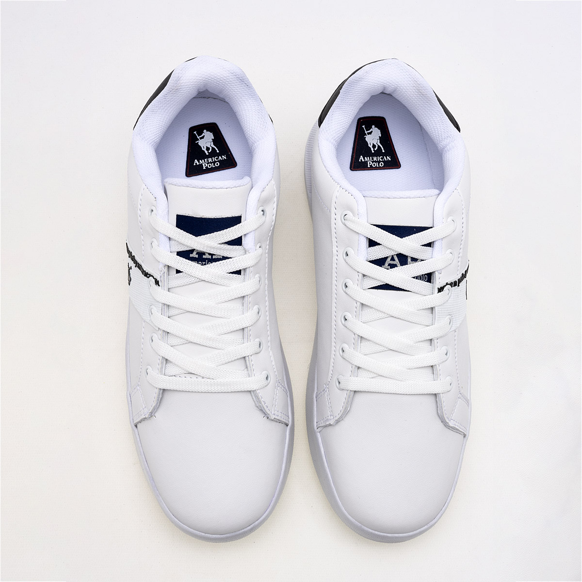 Foto 4 pulgar | Tenis Urbanos American Polo 112817 Blancos para Mujer