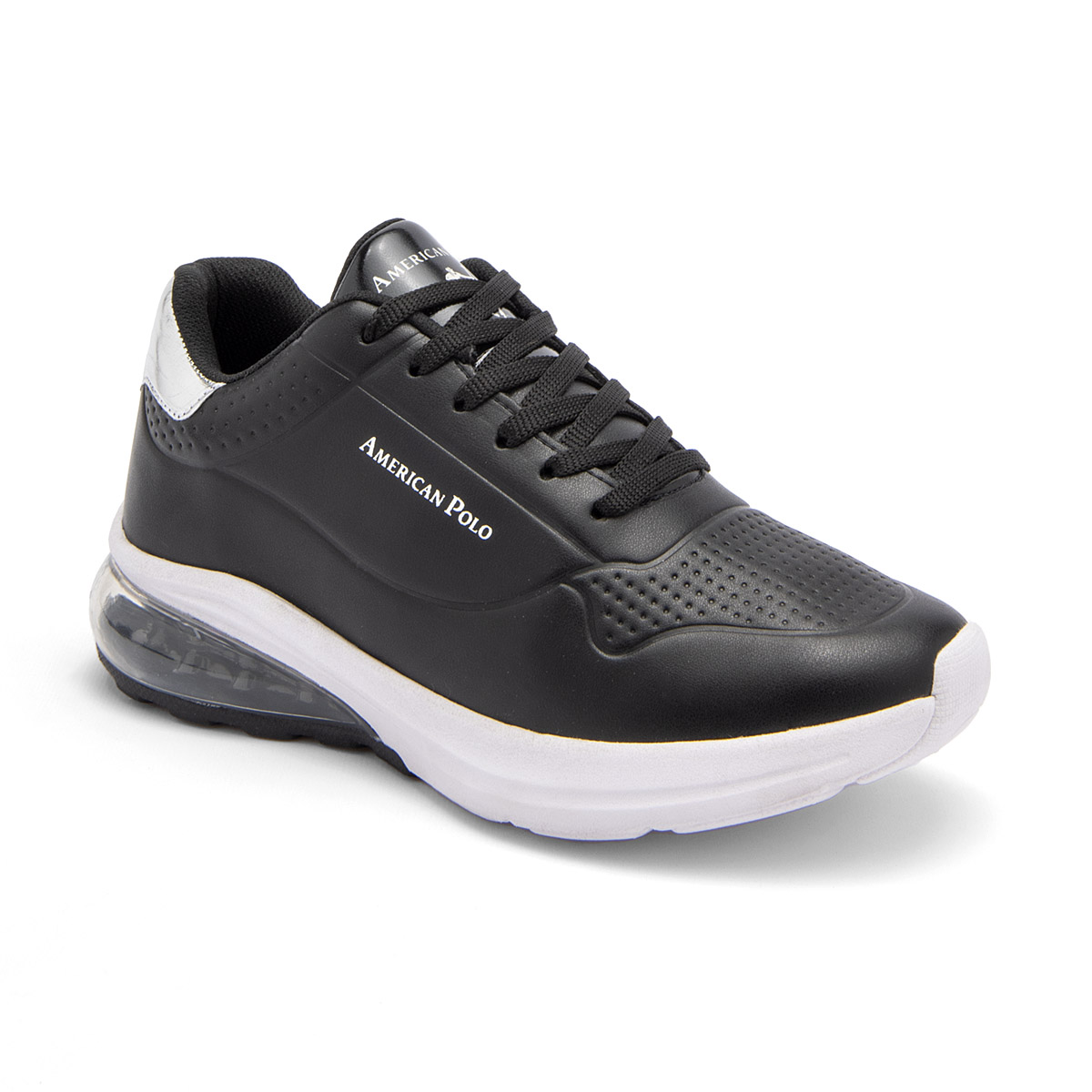 Foto 2 pulgar | Tenis Urbano American Polo Negro Cod. 122068 para Mujer