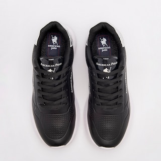 Foto 3 | Tenis Urbano American Polo Negro Cod. 122068 para Mujer