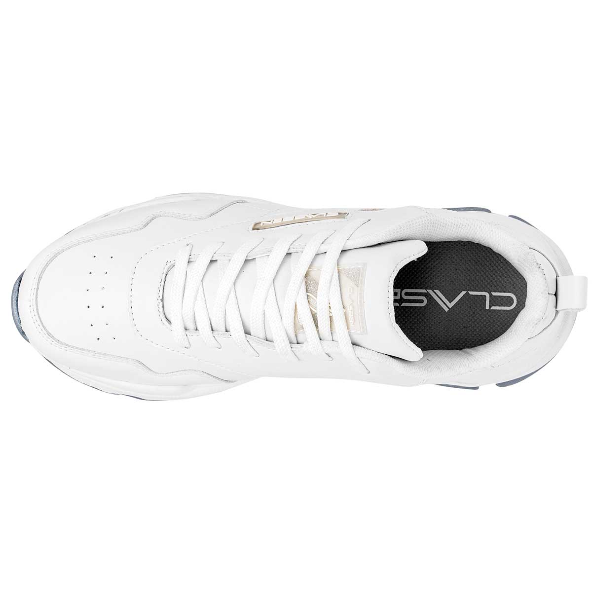Foto 3 pulgar | Tenis Urbano Para Mujer Marca Clasben Blanco Cod. 117811