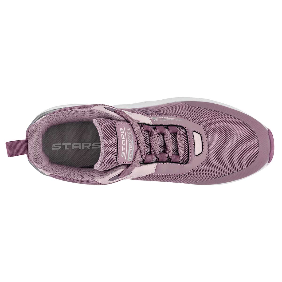 Foto 3 pulgar | Tenis Urbanos Stars Of The World 112821 Morados para Mujer