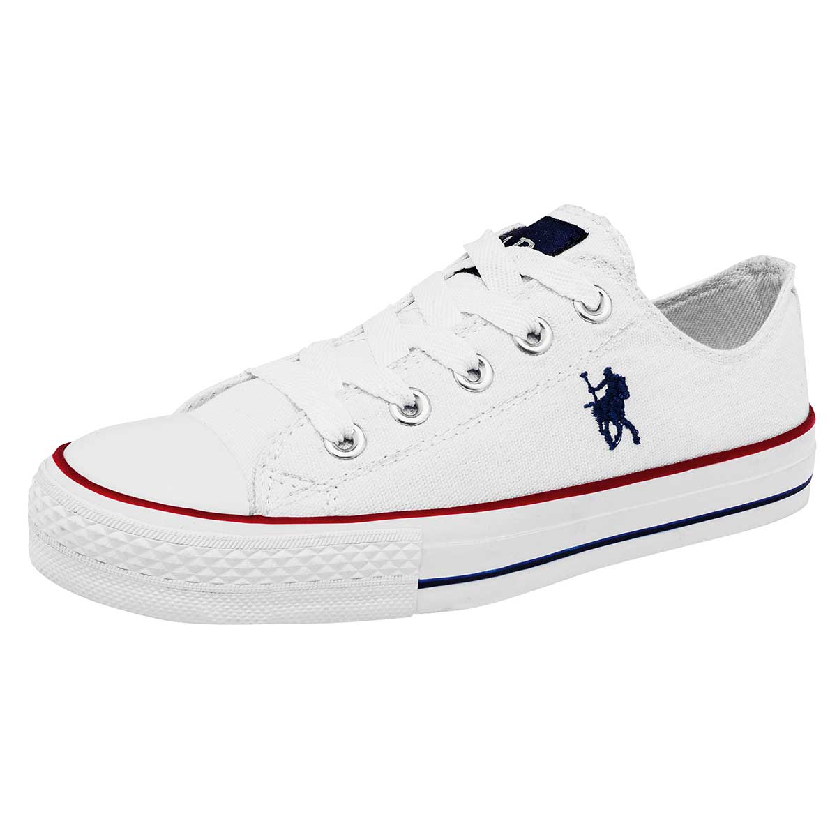 Foto 1 | Tenis American Polo Blancos para Mujer