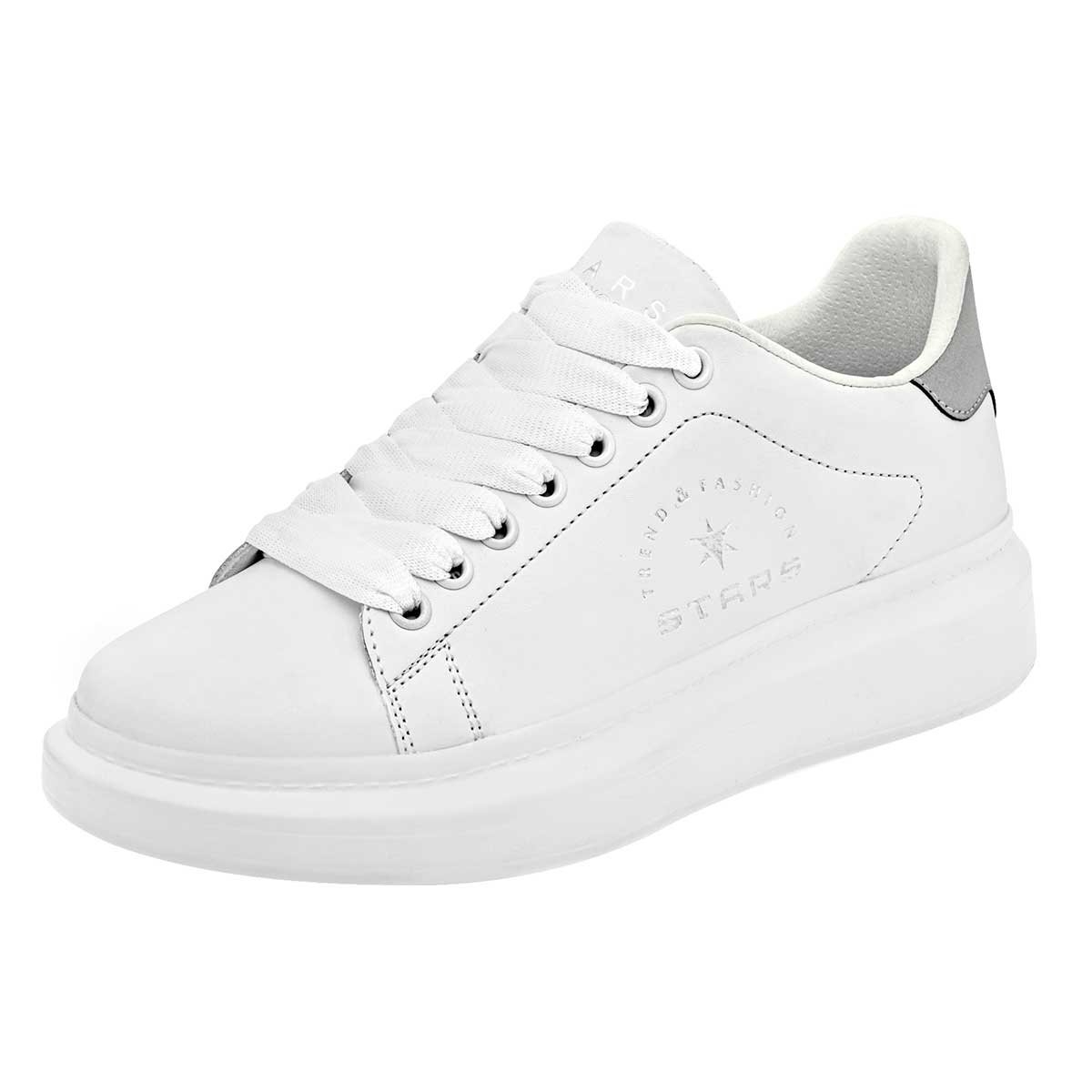 Foto 2 pulgar | Tenis Stars Of The World 112826 Blancos para Mujer