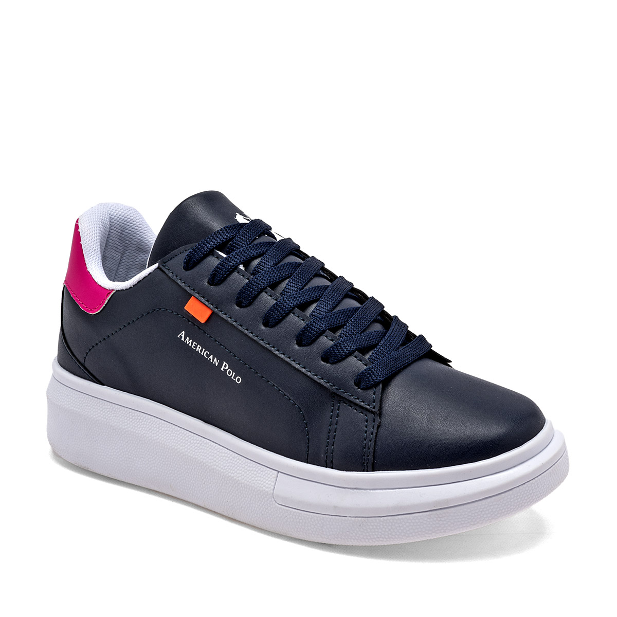 Foto 2 pulgar | Tenis Urbano American Polo Azul Marino 121863 para Mujer