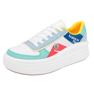 Foto 1 | Tenis Urbanos American Polo Multicolor para Mujer