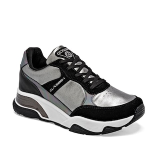 Foto 1 | Tenis Urbanos Clasben 121236 Grises para Mujer