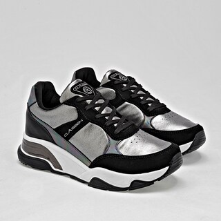 Foto 2 | Tenis Urbanos Clasben 121236 Grises para Mujer