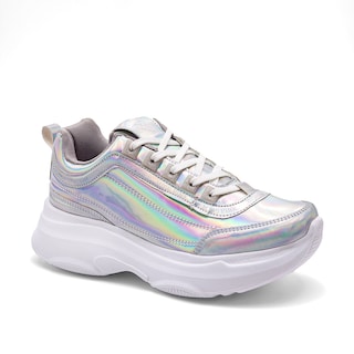 Foto 1 | Tenis Urbanos para Mujer Miss Pink Plateados