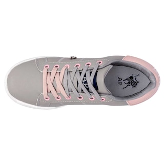 Foto 2 | Tenis Urbanos American Polo Grises para Mujer