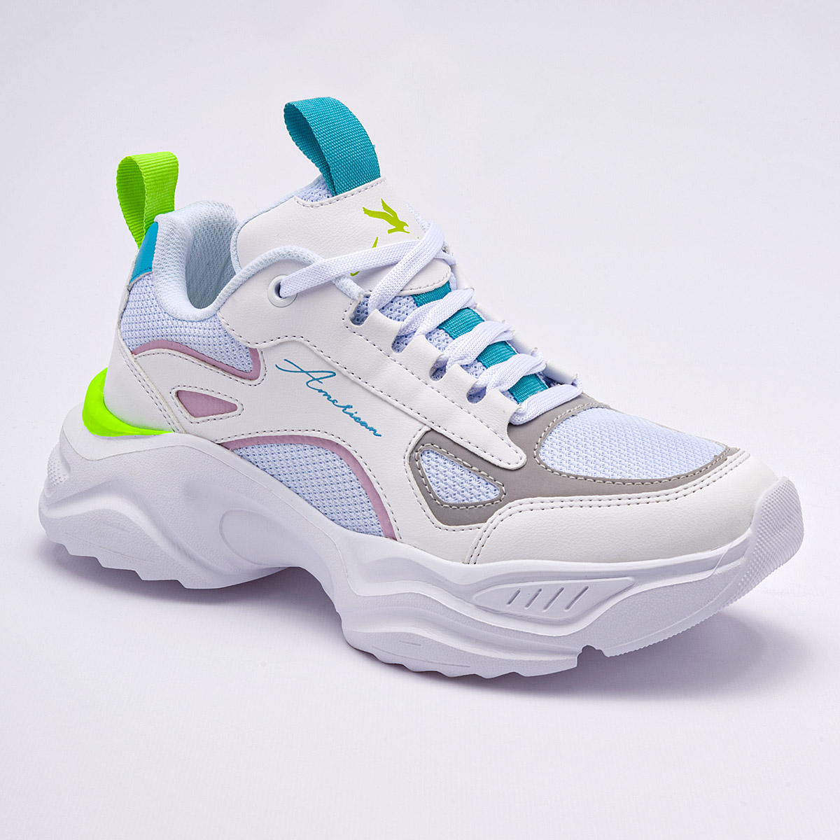 Tenis Urbanos American Fire 121147 Blancos para Mujer