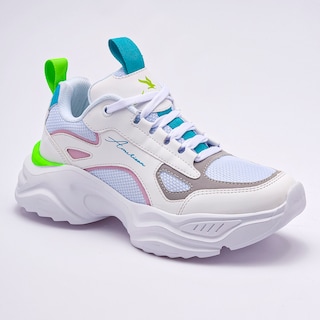Foto 1 | Tenis Urbanos American Fire 121147 Blancos para Mujer