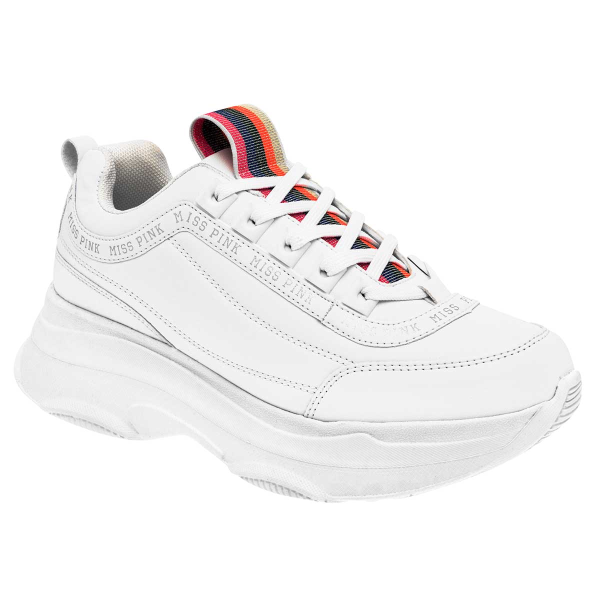 Tenis Miss Pink Blancos para Mujer