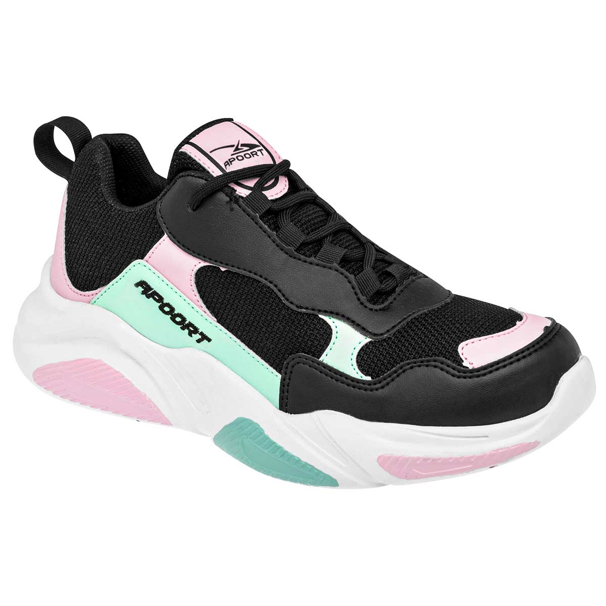 Foto 2 pulgar | Tenis Urbanos Apoort 104181 Negros para Mujer