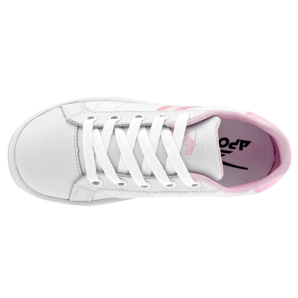Foto 3 pulgar | Tenis Urbanos para Mujer Apoort Blancos