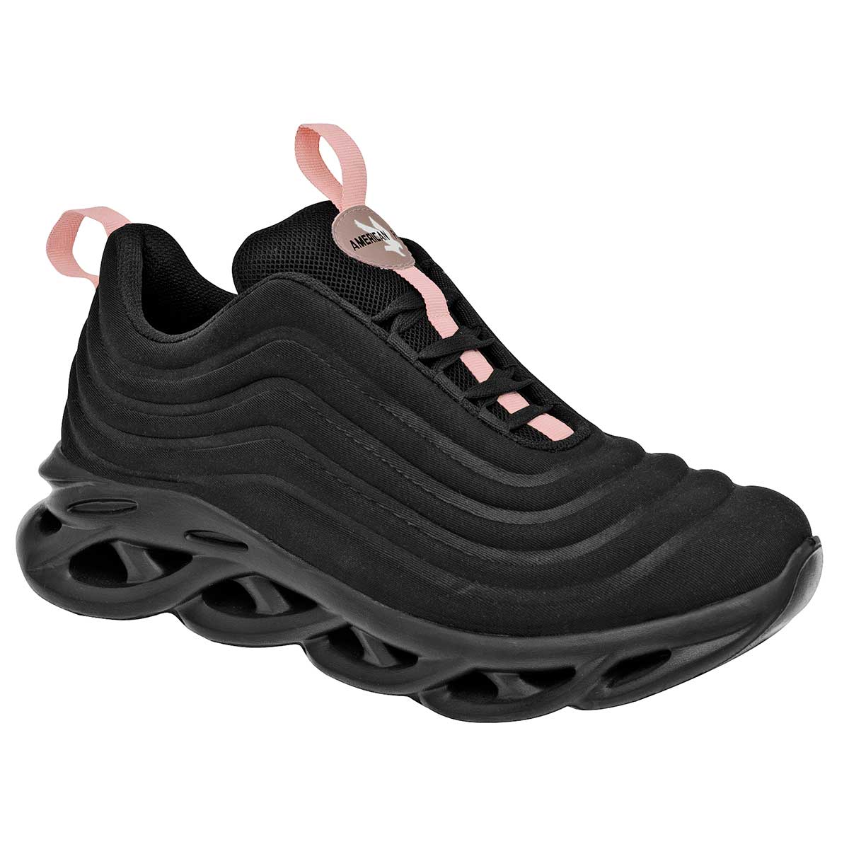 Foto 2 pulgar | Tenis Urbanos American Fire 108087 Negros para Mujer