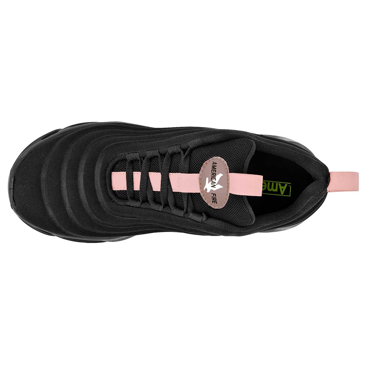 Foto 3 pulgar | Tenis Urbanos American Fire 108087 Negros para Mujer