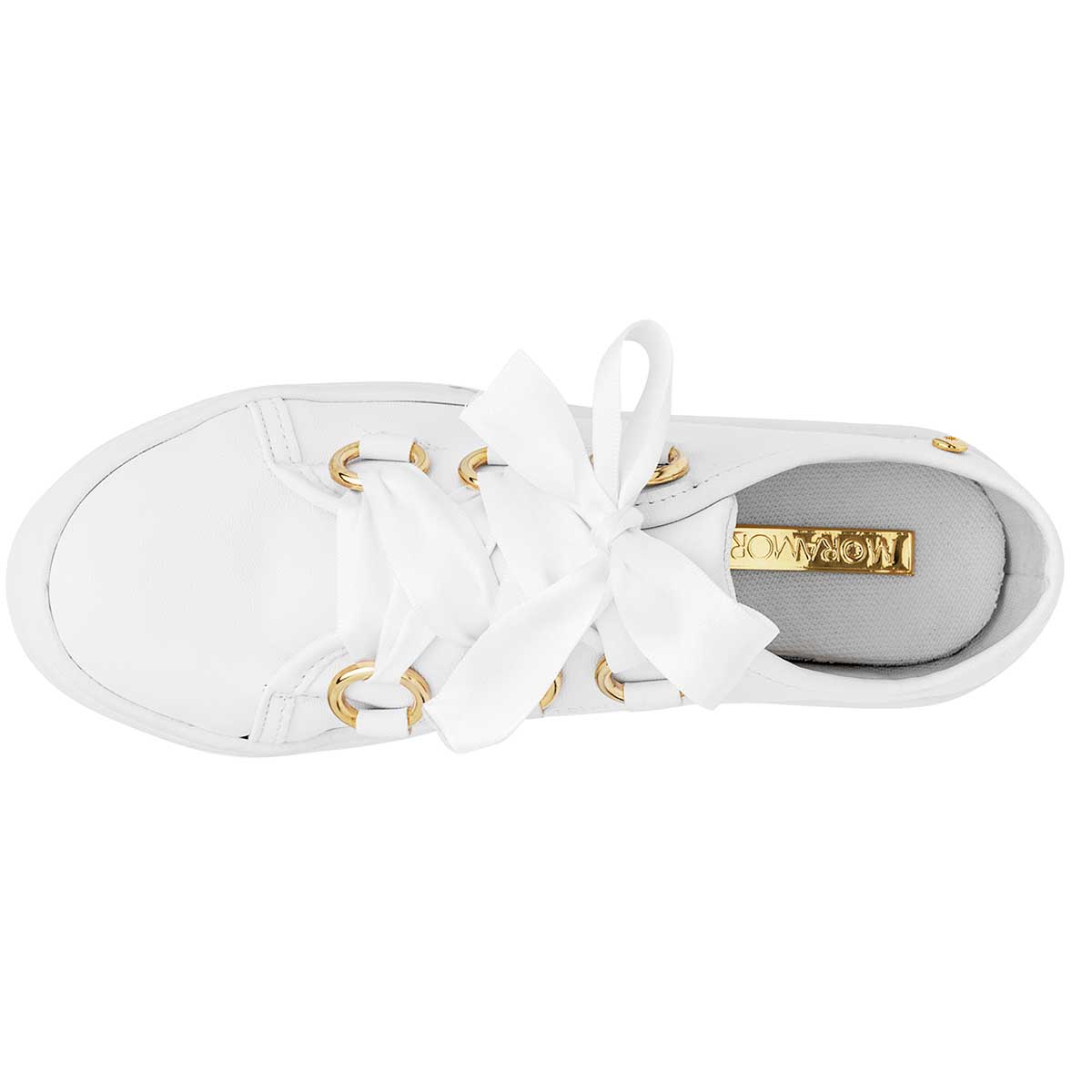 Foto 2 | Tenis para Mujer Moramora Urbano Blancos