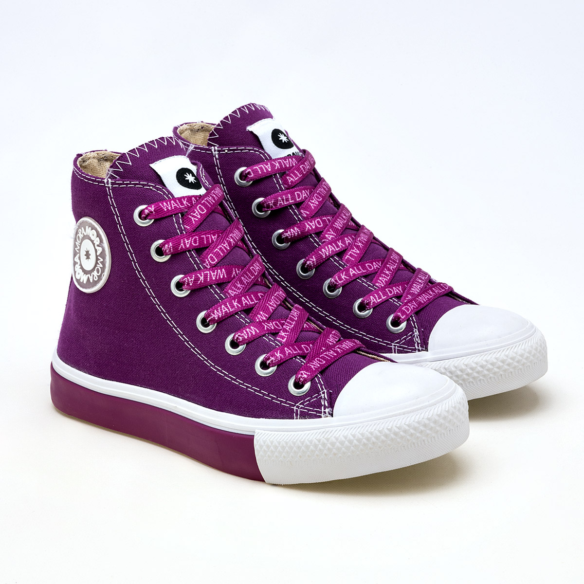 Foto 2 | Tenis Urbanos Moramora 121356-e Morados para Mujer