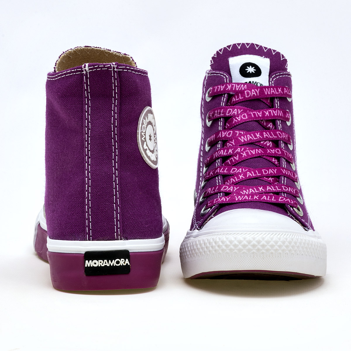 Foto 4 pulgar | Tenis Urbanos Moramora 121356-e Morados para Mujer