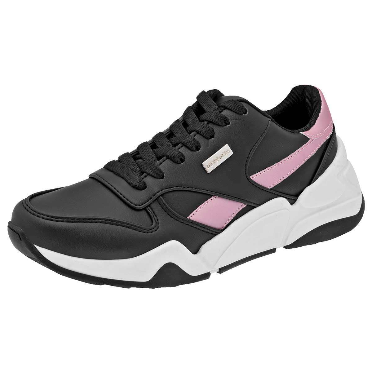 Foto 1 | Tenis Urbanos MoraMora Negros 98645-1