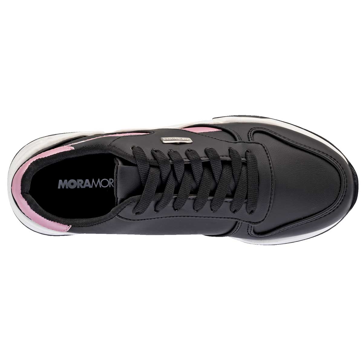 Foto 2 | Tenis Urbanos MoraMora Negros 98645-1