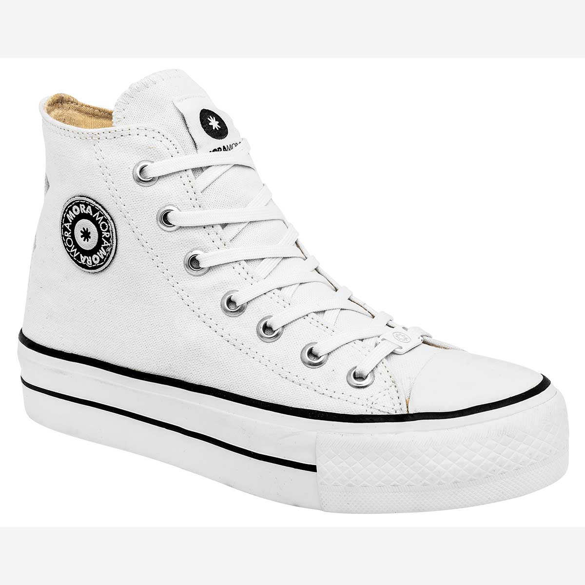 Tenis Urbanos MoraMora Blancos para Mujer