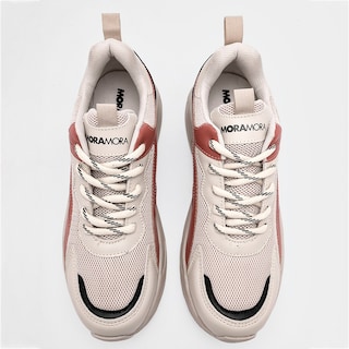 Foto 3 | Tenis Moramora Beige para Mujer
