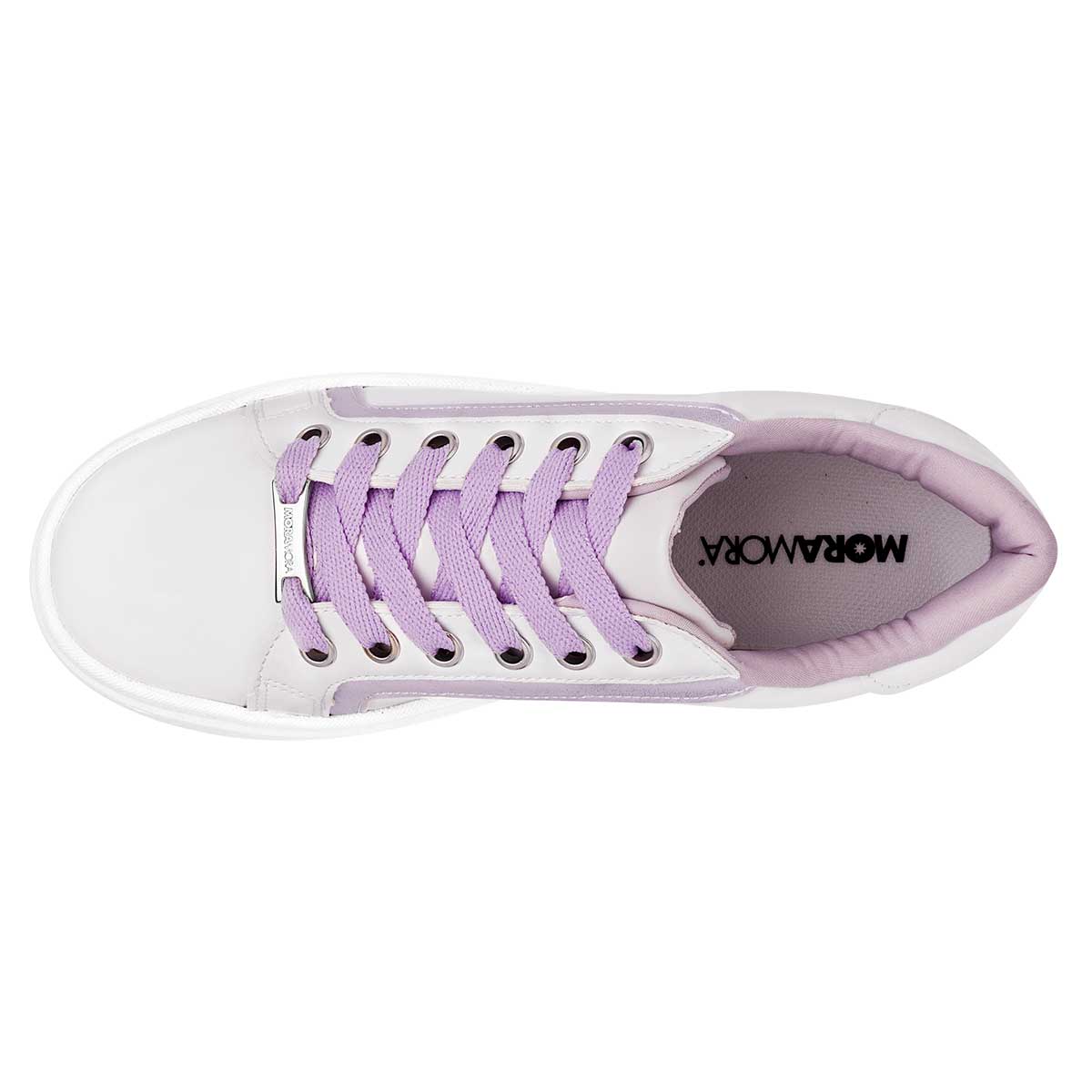Foto 3 pulgar | Tenis Urbano Moramora Lila Código 104765-1 para Mujer