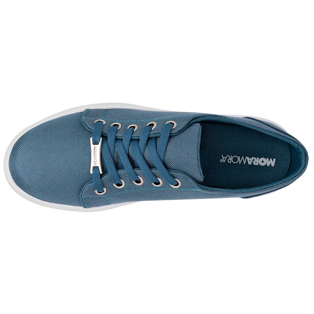 Foto 3 pulgar | Tenis Urbanos para Mujer MoraMora Azules 109115-1