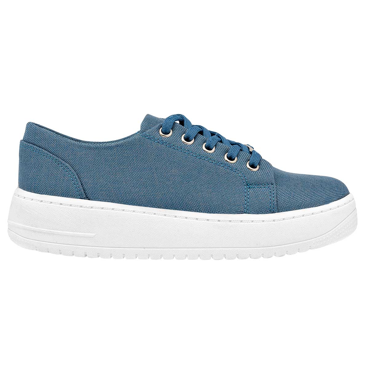 Foto 3 | Tenis Urbanos para Mujer MoraMora Azules 109115-1