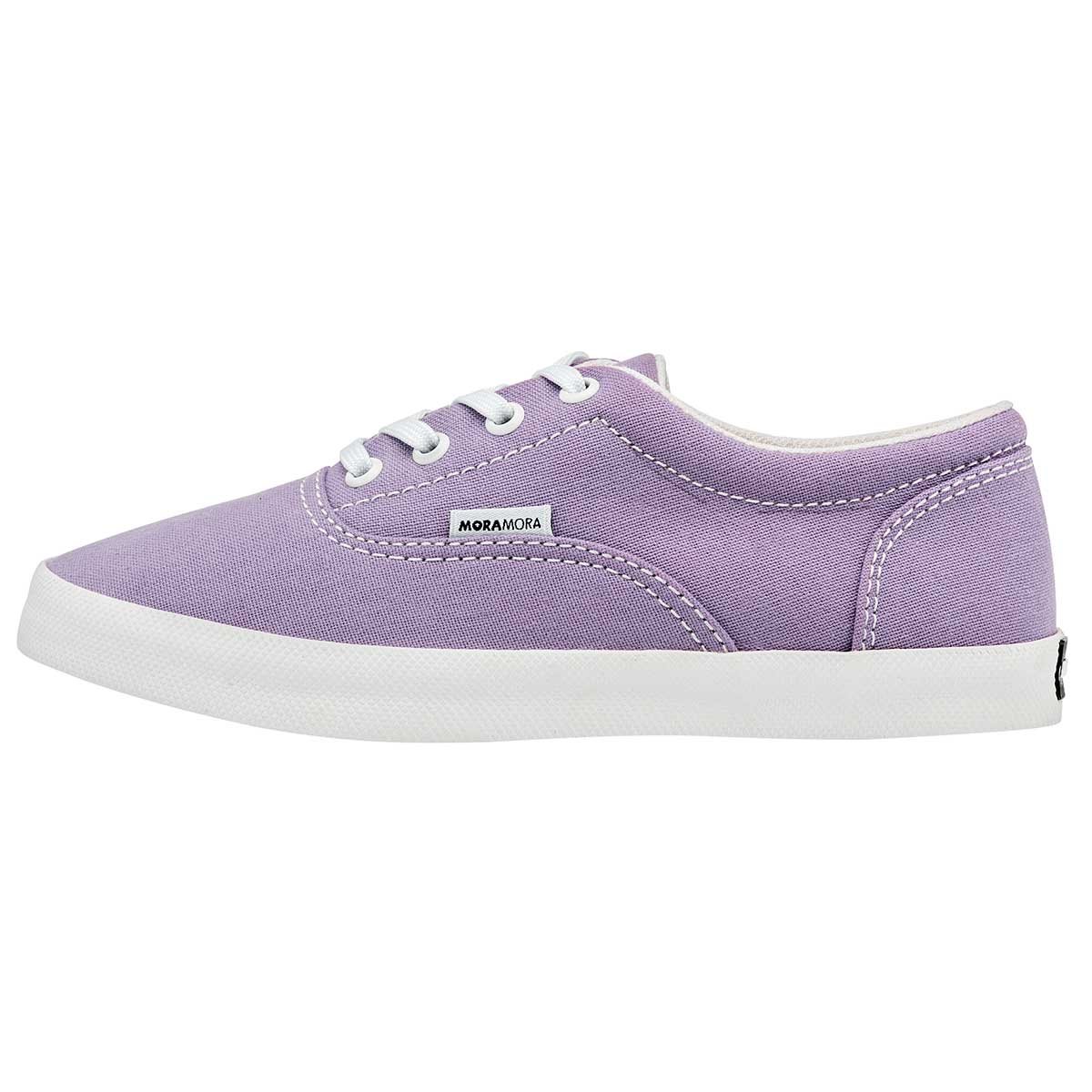 Foto 3 | Tenis Urbanos MoraMora Púrpuras para Mujer