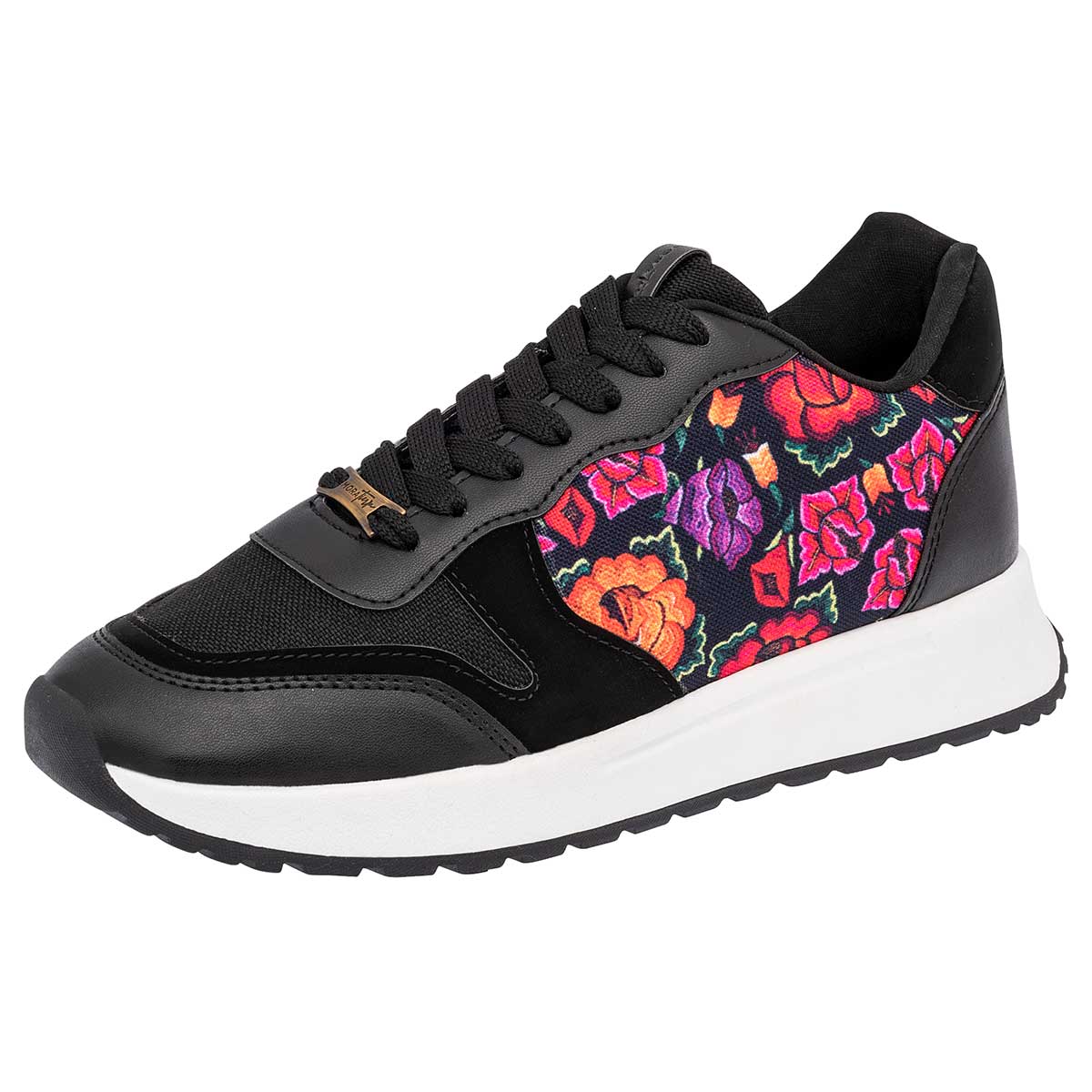 Tenis Mora Tierra Negros Casuales para Mujer