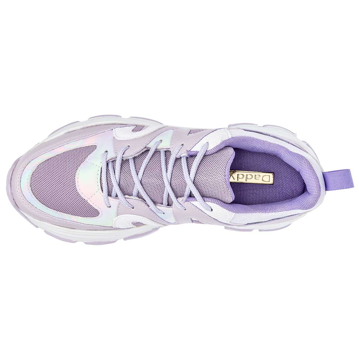 Foto 2 | Tenis Daddy Lila Casuales para Mujer