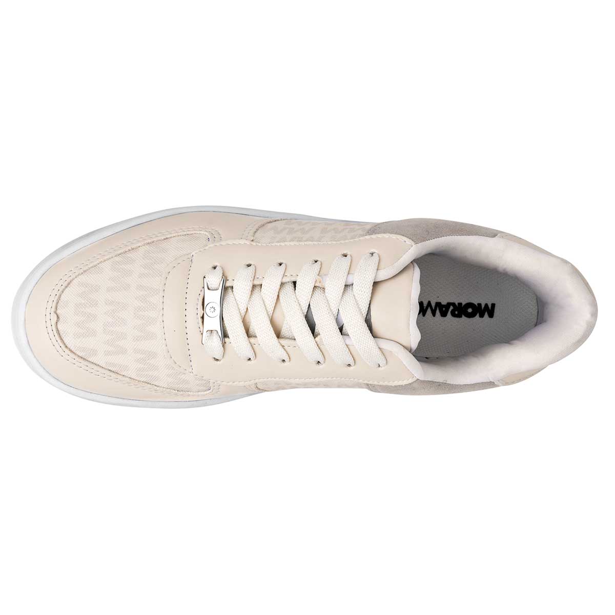 Foto 2 | Tenis Moramora 113600-1 Beige para Mujer