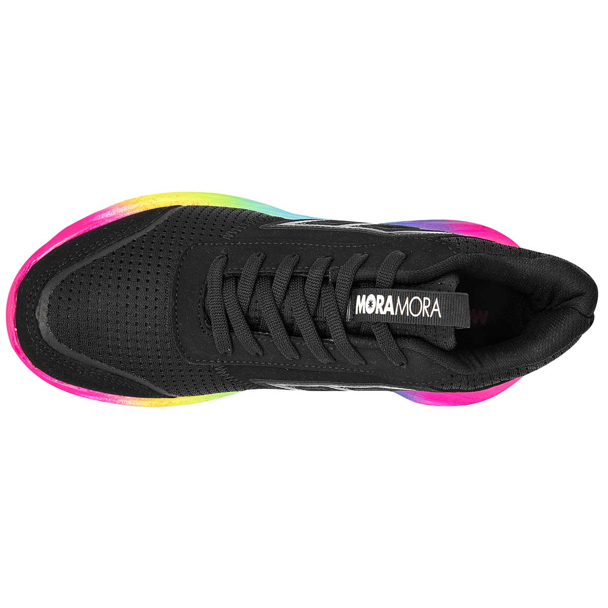 Foto 3 pulgar | Tenis Moramora Negro Casuales para Mujer