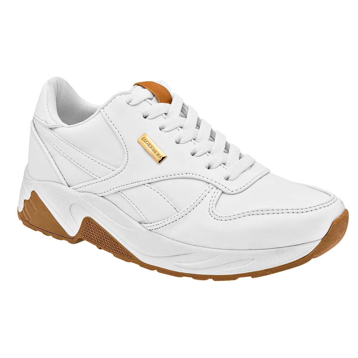 Foto 2 pulgar | Tenis Urbanos Moramora 98647-1 Blancos para Mujer