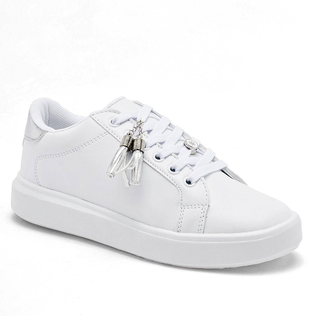 Foto 2 pulgar | Tenis Moramora Blanco Casuales para Mujer
