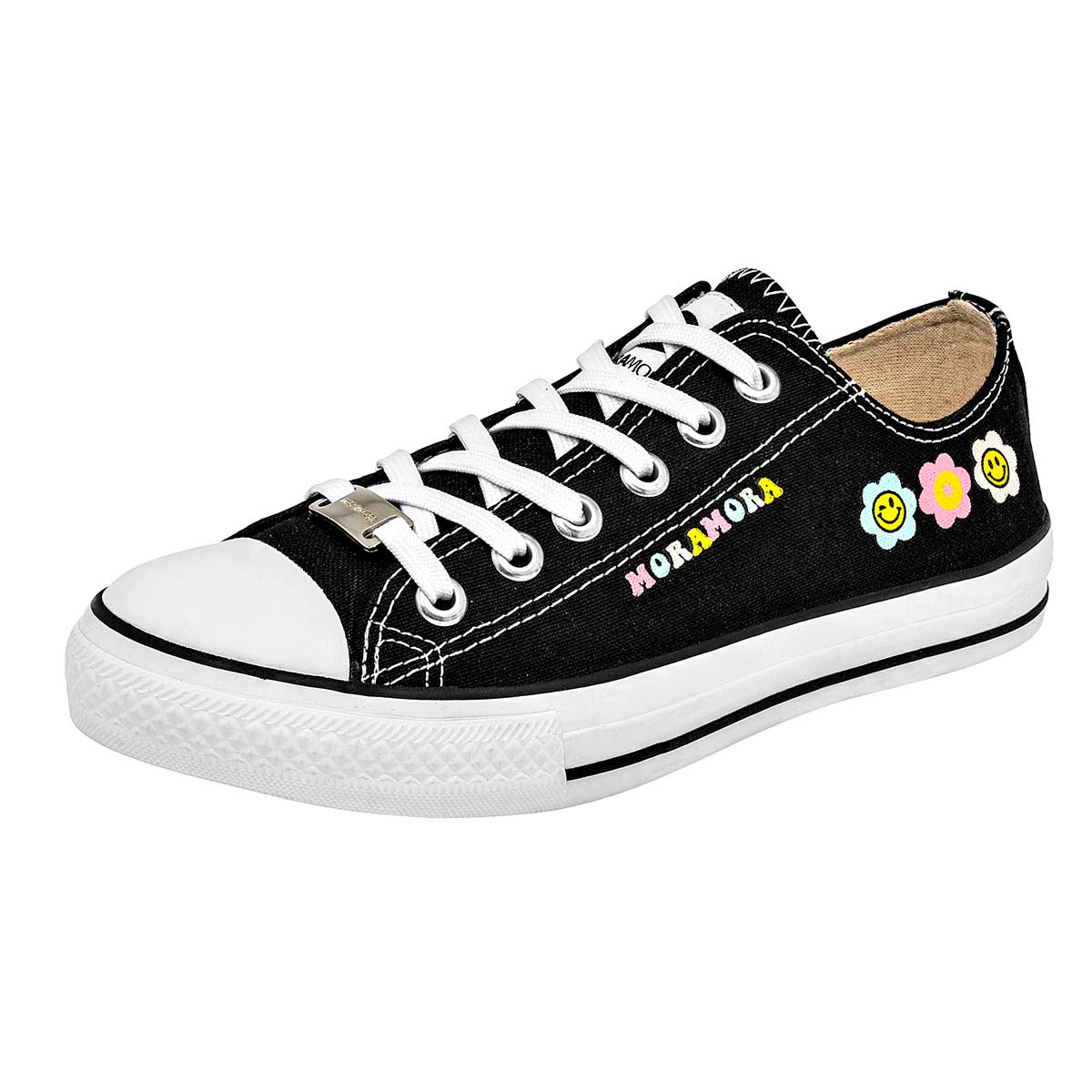 Foto 1 | Tenis Urbanos Moramora 117105-1 Negros para Mujer