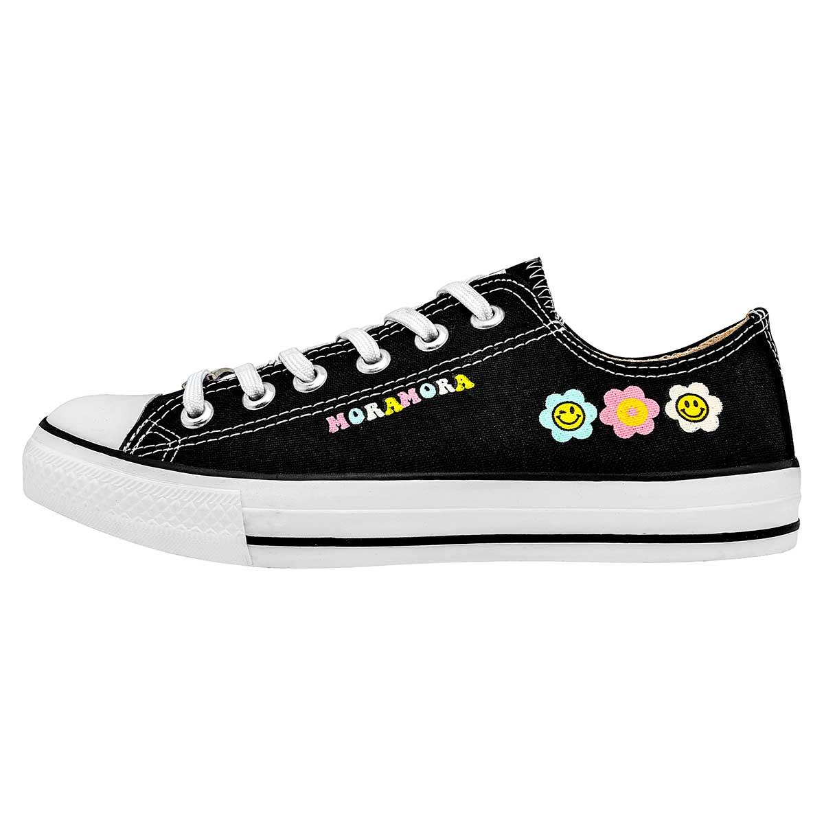 Foto 4 pulgar | Tenis Urbanos Moramora 117105-1 Negros para Mujer