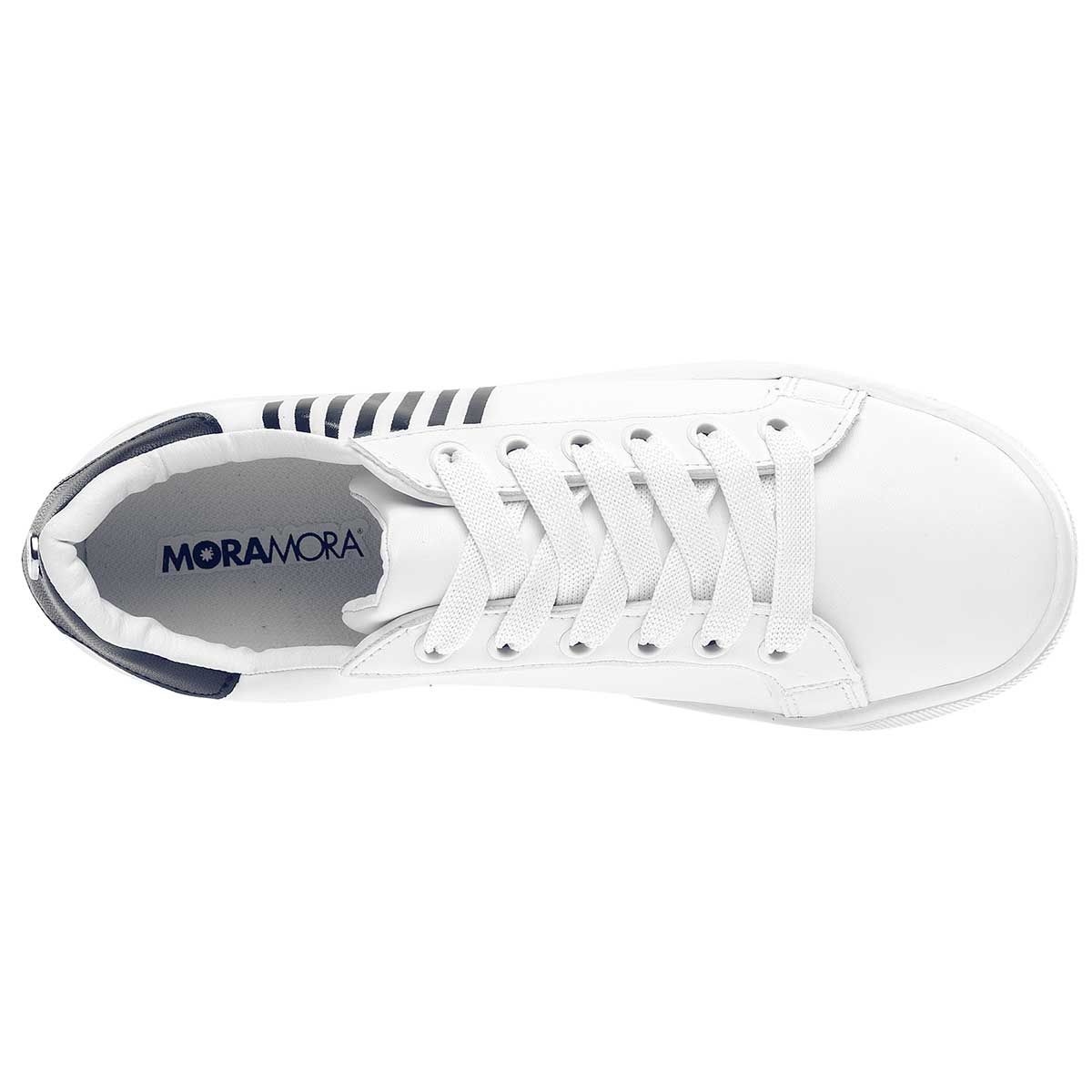 Foto 3 pulgar | Tenis Moramora Blancos para Mujer