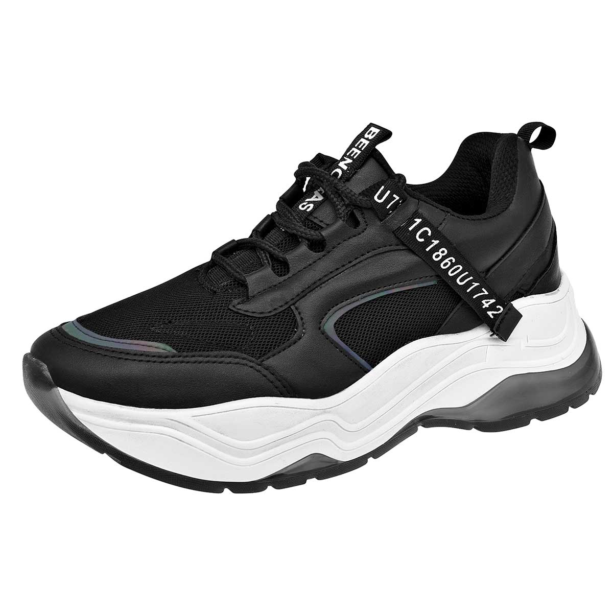 Foto 2 pulgar | Tenis Urbano Been Class Negro Código 108192-1 para Mujer